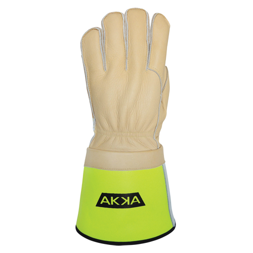 Lineman's Gloves, Small, Grain Cowhide Palm NTL Industrial