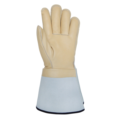 Lineman's Gloves, Small, Grain Cowhide Palm NTL Industrial