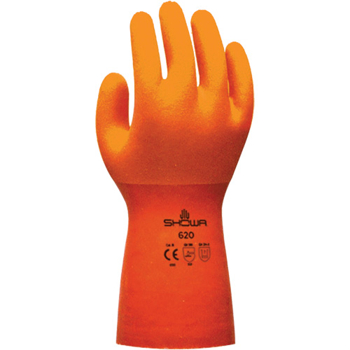 Gants Atlas 620, Taille Petit/7, 12" lo, PVC, Doublure en Coton, 63-mil NTL Industrial