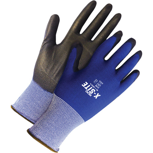 Coated Synthetic Gloves, 7, Polyurethane Coating, 13 Gauge, Nylon Shell NTL Industrial