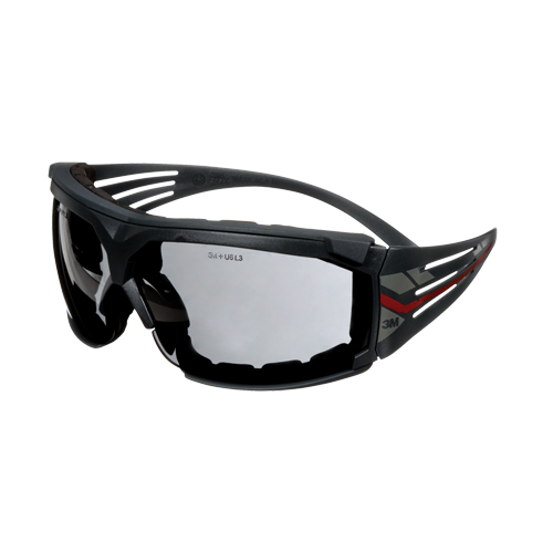 SecureFit 600 Series Safety Glasses with Gasket, Grey Lens, Anti-Fog, ANSI Z87+/Meets/Exceeds CSA Z94.3 NTL Industrial
