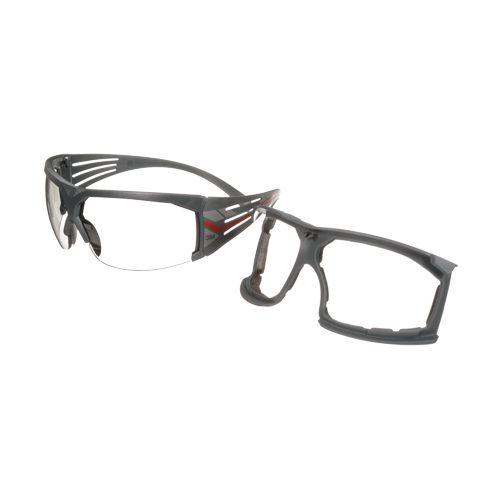 SecureFit 600 Series Safety Glasses with Gasket, Grey/Indoor/Outdoor Lens, Anti-Fog, ANSI Z87+/Meets/Exceeds CSA Z94.3 NTL Industrial