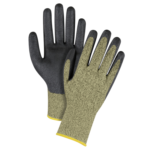 Gants enduits respirables, Taille 6/T-petit, Calibre 13, Rev&ecirc;tement Mousse de nitrile, Enveloppe en Aramide, ASTM ANSI niveau A6 NTL Industrial
