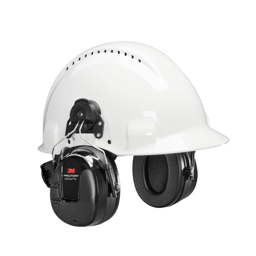 Peltor WorkTunes Pro AM/FM Radio Headset, Cap Mount Style, 26 dB NTL Industrial
