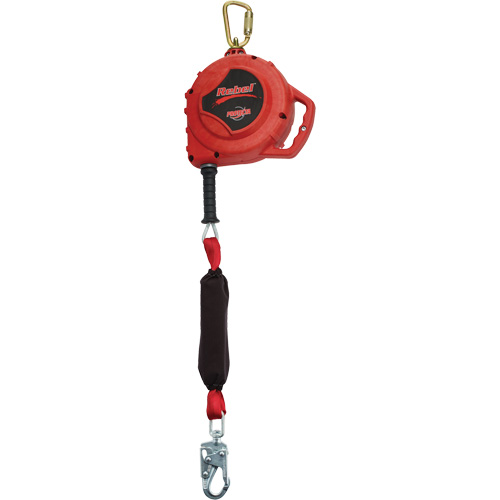 Rebel Self-Retracting Lifeline, 33', Galvanized Steel, Swivel NTL Industrial