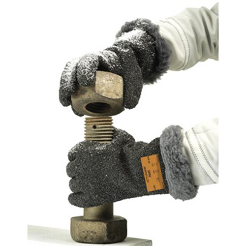 Gants ActivArmr 97-674 pour le froid extr&ecirc;me, 10/T-Grand, R&ecirc;vetement PVC, Enveloppe en Coton NTL Industrial