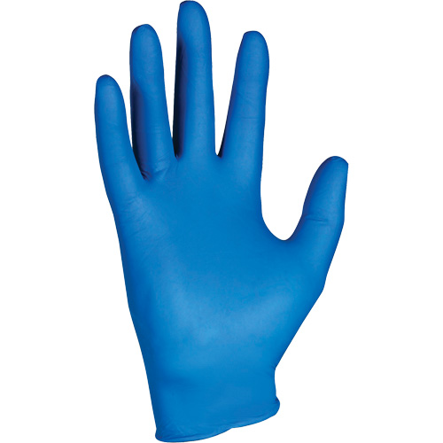 Gants pour usage g&eacute;n&eacute;ral KleenGuard G10, 6/T-petit, Nitrile, 2,4 mils, Sans poudre, Bleu NTL Industrial