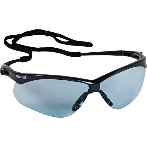 KleenGuard Nemesis Safety Glasses, Light Blue Lens, Anti-Scratch, ANSI Z87+/Meets/Exceeds CSA Z94.3 NTL Industrial