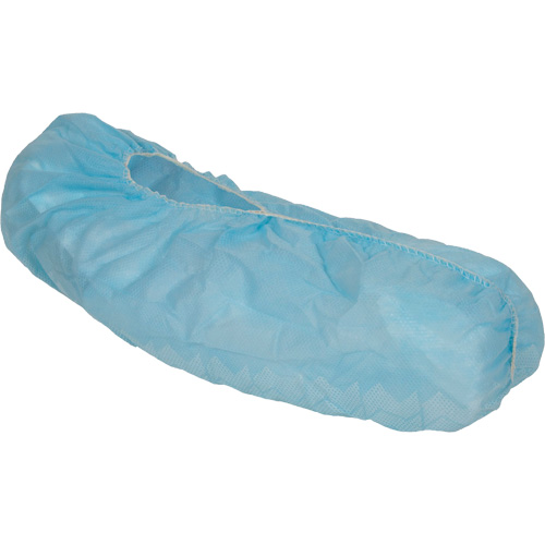 KleenGuard A10 Light-Duty Shoe Covers, One Size, Polypropylene, Blue NTL Industrial