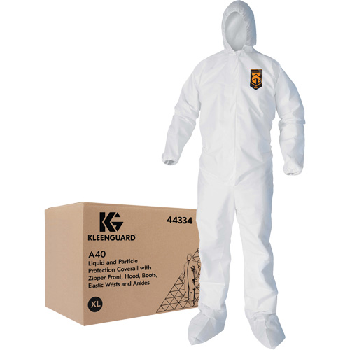 Combinaisons Kleenguard A40, T-Grand, Blanc, Micropore NTL Industrial