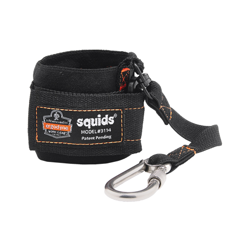 Squids&reg; 3114 Pull-On Wrist Lanyard with Carabiner NTL Industrial