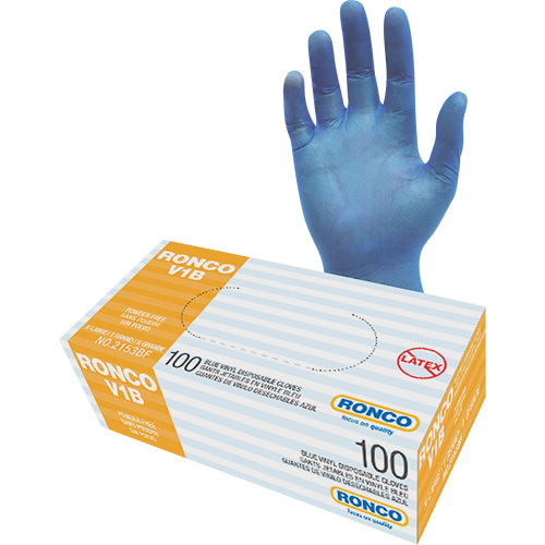 Disposable Gloves, X-Large, Vinyl, 3-mil, Powder-Free, Clear NTL Industrial