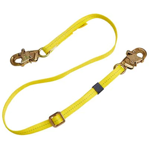 Web Adjustable Positioning Lanyard, 1 Legs, 4', CSA Class B, Polyester NTL Industrial