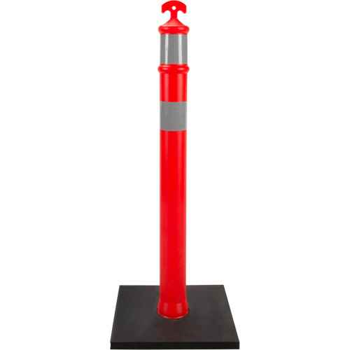 High-Visibility Delineator Post, 42" H, Orange NTL Industrial