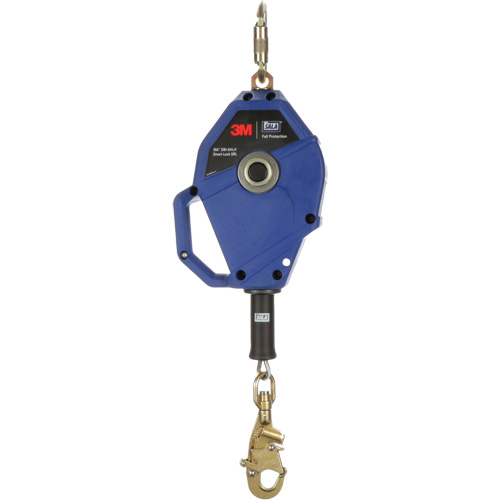 Smart Lock Self-Retracting Lifeline, 20', Galvanized Steel, Swivel NTL Industrial