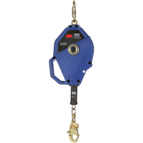 Smart Lock Self-Retracting Lifeline, 50', Galvanized Steel, Swivel NTL Industrial