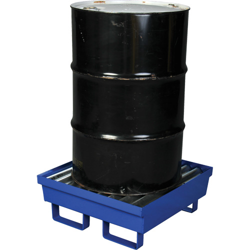 Steel Spill Containment Pallet, 17 US gal. Spill Capacity, 27" x 25.75" x 6" NTL Industrial
