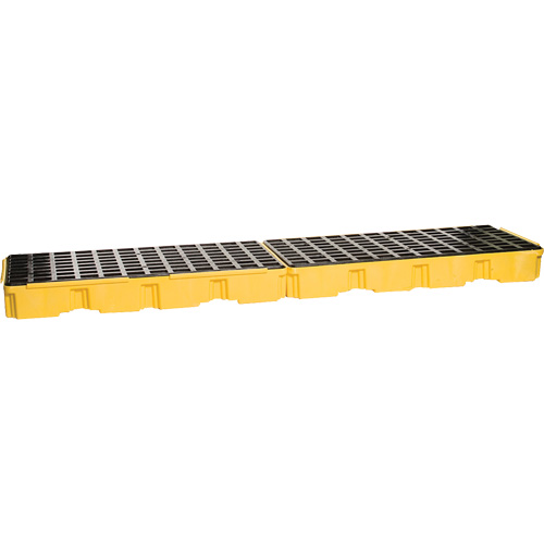 Plateforme de d&eacute;versement modulaire, Capacit&eacute; de d&eacute;versement 60,5 gal. US, 26,5" x 103,5" x 6,5" NTL Industrial