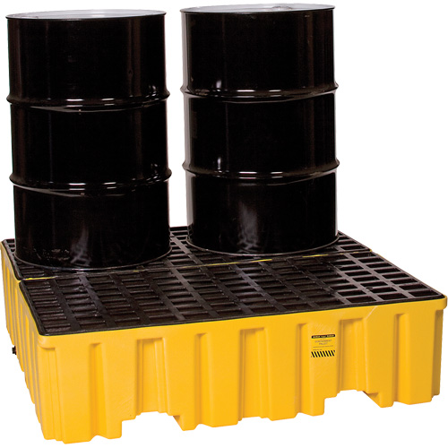 Spill Containment Pallet, 132 US gal. Spill Capacity, 51" x 52.5" x 13.75" NTL Industrial