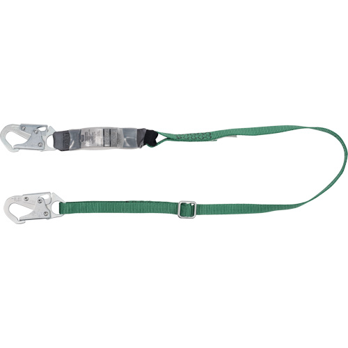 V-Series Lanyard, 6', Snap Hook Center, Snap Hook Leg Ends, Polyester NTL Industrial