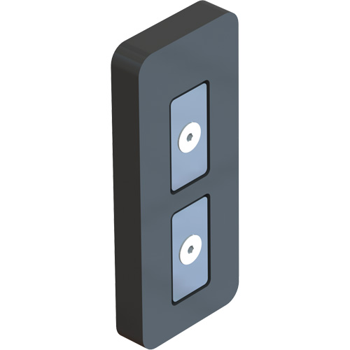 Embout magn&eacute;tique pour ruban/banni&egrave;re PLUS, Noir NTL Industrial