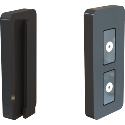 Embout magn&eacute;tique pour ruban/banni&egrave;re PLUS, Noir NTL Industrial