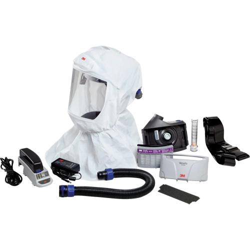 Versaflo Easy Clean PAPR Kit, Loose Fitting Hood & Faceshield, Lithium-Ion Battery NTL Industrial