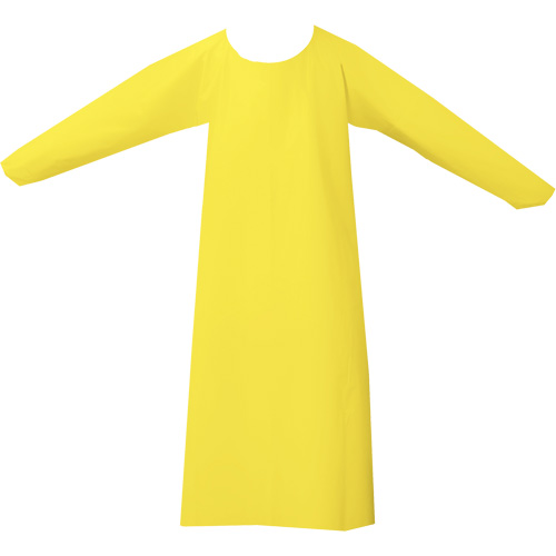 CoverMe Gown, One Size, Yellow, Polyurethane NTL Industrial