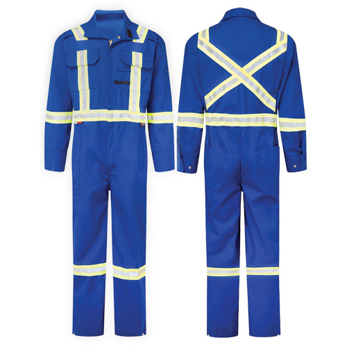 Nomex&reg;Essential 6 oz. Deluxe Coveralls, Size 34, Royal Blue NTL Industrial