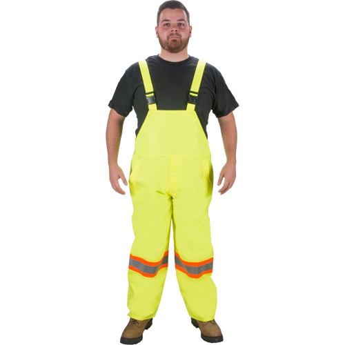 Salopette imperm&eacute;able RZ1000, Polyester, 2T-Grand, Jaune lime haute visibilit&eacute; NTL Industrial