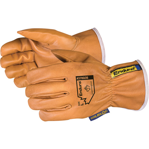 Gants de conducteur Oilbloc Endura, T-Grand, Paume en Cuir fleur de ch&egrave;vre NTL Industrial