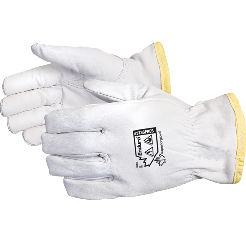 Gants de conducteur antistatiques et ignifuges Endura, Petit, Paume en Cuir fleur de ch&egrave;vre, Rhovyl NTL Industrial