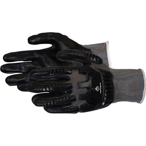 Gants de travail antichocs Dexterity, Petit, Paume en Synth&eacute;tique, Poignet Poignet en tricot NTL Industrial