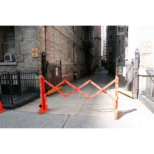 Multi-Gate Barricade, 43" H x 90" L, Orange NTL Industrial