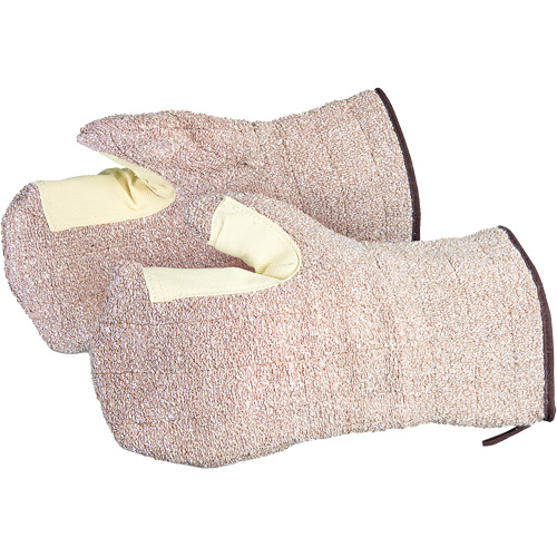 Mitaines de four CoolGrip, Tissu &eacute;ponge, Grand, Prot&egrave;ge jusqu'&agrave; 446° F (230° C) NTL Industrial
