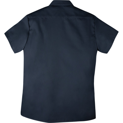 Chemise de travail &agrave; manches courtes en tissu crois&eacute;, Hommes, Moyen (grande taille), Bleu marine NTL Industrial
