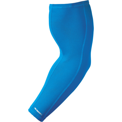 Chill-Its&reg; 6690 Cooling Arm Sleeves, 17", Polyester, Blue NTL Industrial