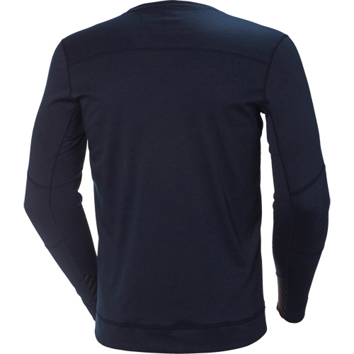 Lifa&reg; Max Moisture-Wicking Crewneck Undershirt, Men's, 2X-Large, Navy Blue NTL Industrial