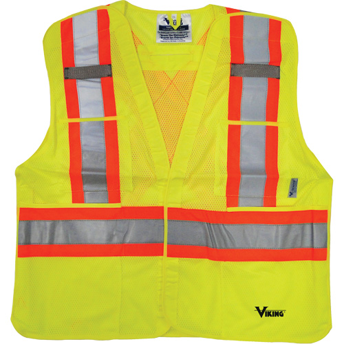 Veste de s&eacute;curit&eacute;, Jaune lime haute visibilit&eacute;, 2T-Grand/3T-Grand, Polyester NTL Industrial