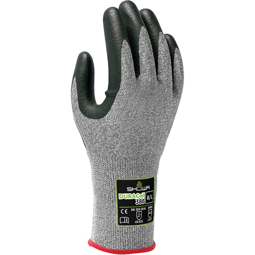 Gants r&eacute;sistants aux coupures 386, Taille 6/Petit, Calibre 13, Rev&ecirc;tement Nitrile, Enveloppe en PEHP, ANSI/ISEA 105 niveau 3/EN 388 niveau C NTL Industrial