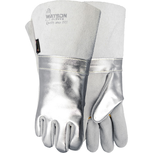 Gants de soudage 1034A, Cuir de vache refendu, Taille 9 NTL Industrial
