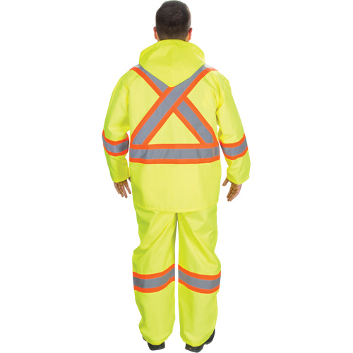 V&ecirc;tements imperm&eacute;ables RZ1000, Polyester, Petit, Jaune lime haute visibilit&eacute; NTL Industrial