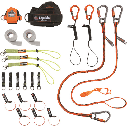 Trousse de longes de fixation d'outils pour charpentier et ouvrier 3183 Squids NTL Industrial