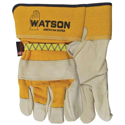 American Roper Gloves, Small, Grain Cowhide Palm, Cotton Inner Lining NTL Industrial