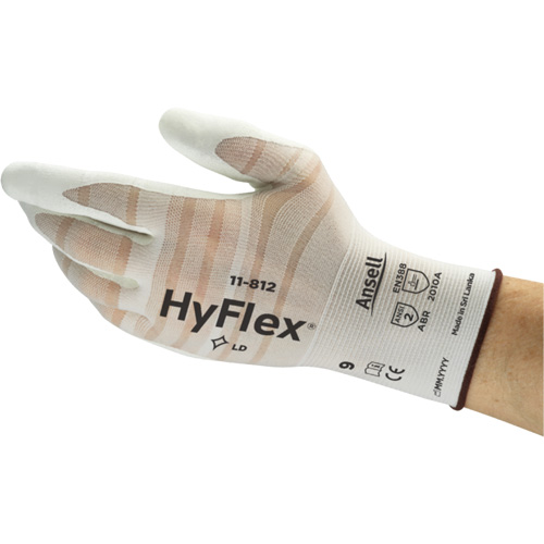 Gants HyFlex 11-812, 6, R&ecirc;vetement Mousse de nitrile, Calibre 18, Enveloppe en Nylon/Spand NTL Industrial