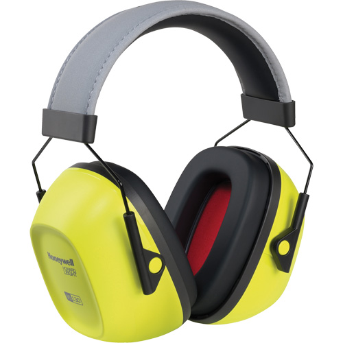 Cache-oreilles de haute visibilit&eacute; pour sons de niveau &eacute;lev&eacute; VeriShield VS130HV de Howard Leight, Bandeau, 30 NRR dB NTL Industrial