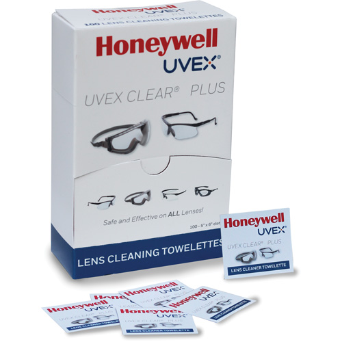 Serviettes Uvex Clear Plus, 5,25" x 8", Paquet de 100 NTL Industrial