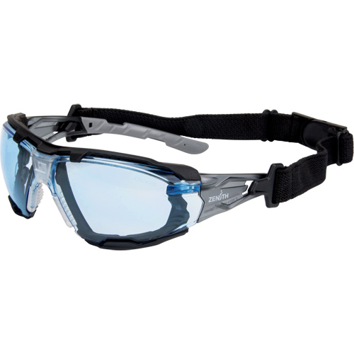 Lunettes de s&eacute;curit&eacute; s&eacute;rie Z2900 avec joint en mousse, Lentille Bleu, Anti-&eacute;gratignures, ANSI Z87+/R&eacute;pond ou surpasse la norme CSA Z94.3 NTL Industrial