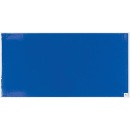 Peel-Away Cleanroom Mats & Frame Kit, 1.57 mils Thick, 18" W, 3' L x Blue NTL Industrial