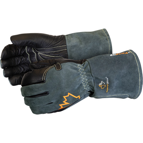 Gants de soudage &agrave; l'arc MIG Endura, Cuir fleur de vache, Taille Moyen NTL Industrial